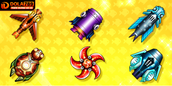  Trang bị vũ khí trong game bắn cá Long Vương
